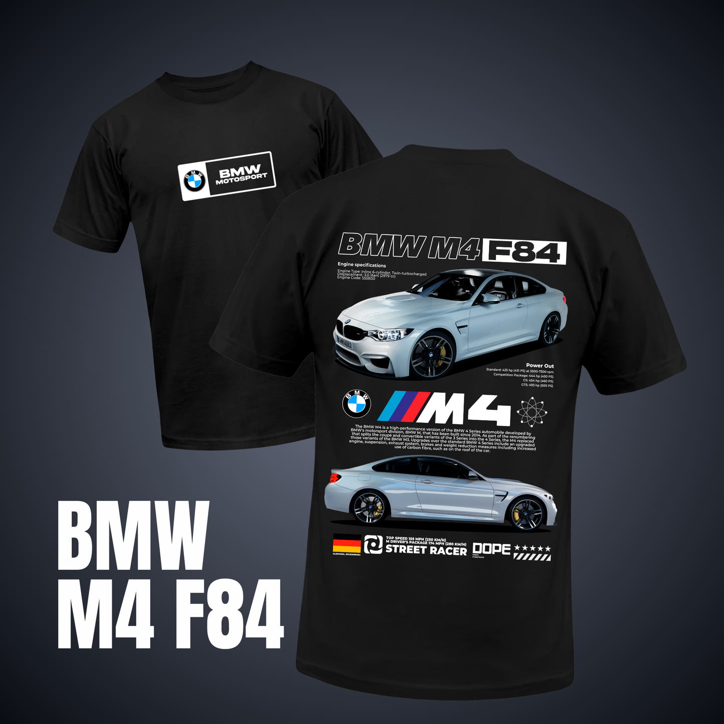 BMW M4 - Black Tee