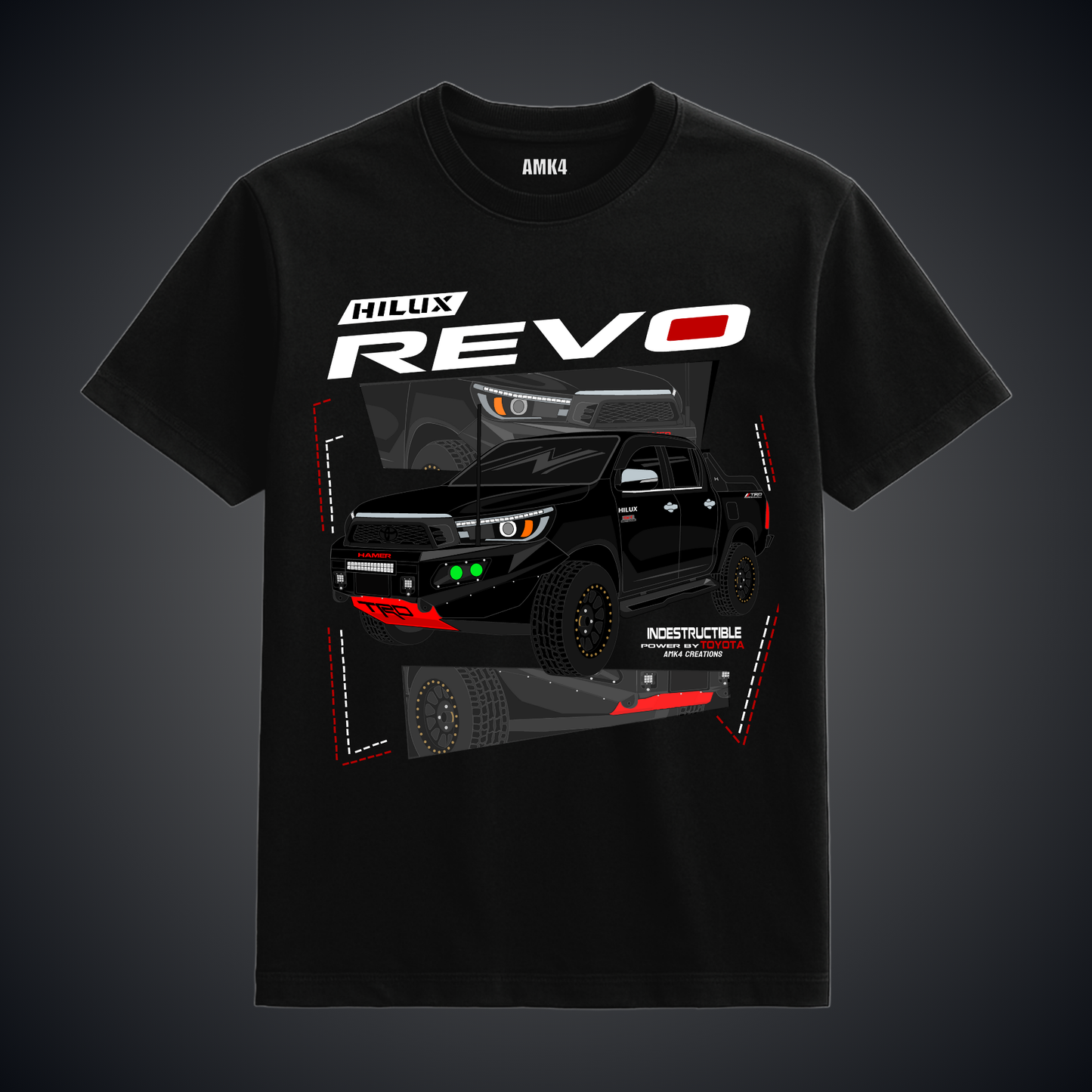 Hilux Revo B - Black Tee