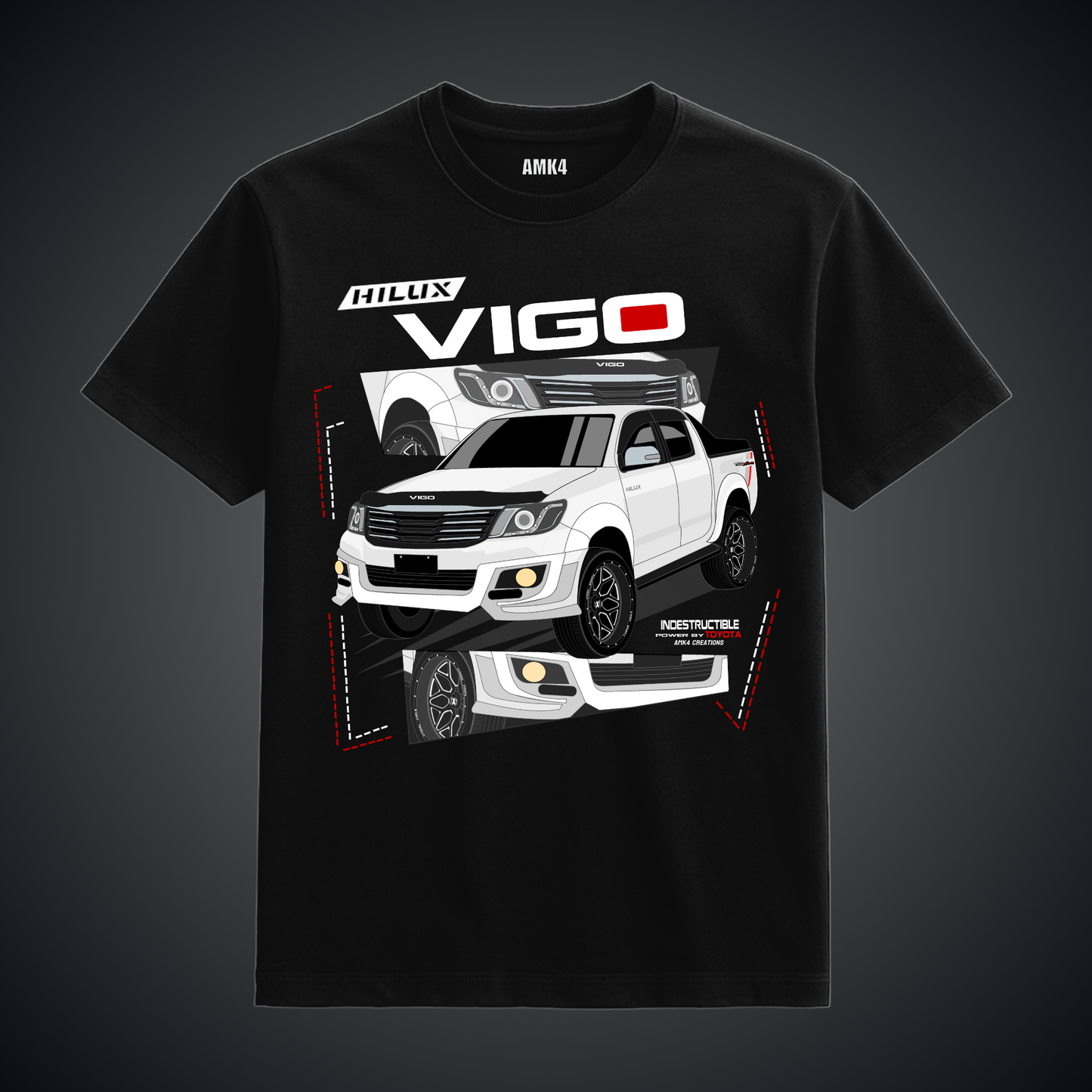 Hilux Vigo - Black Tee