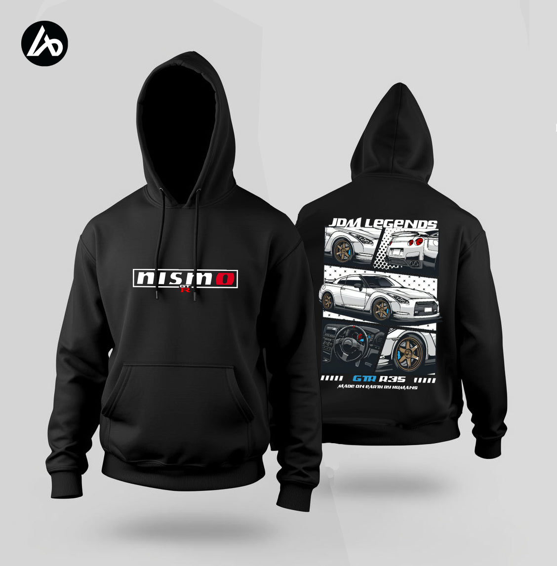 GTR R35 Black Hoodie