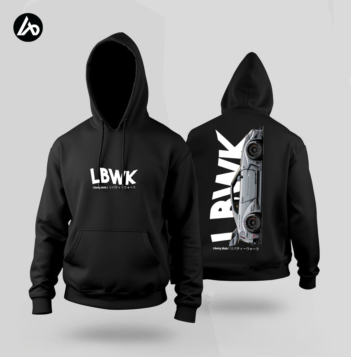 LBWK GTR - Black Hoodie