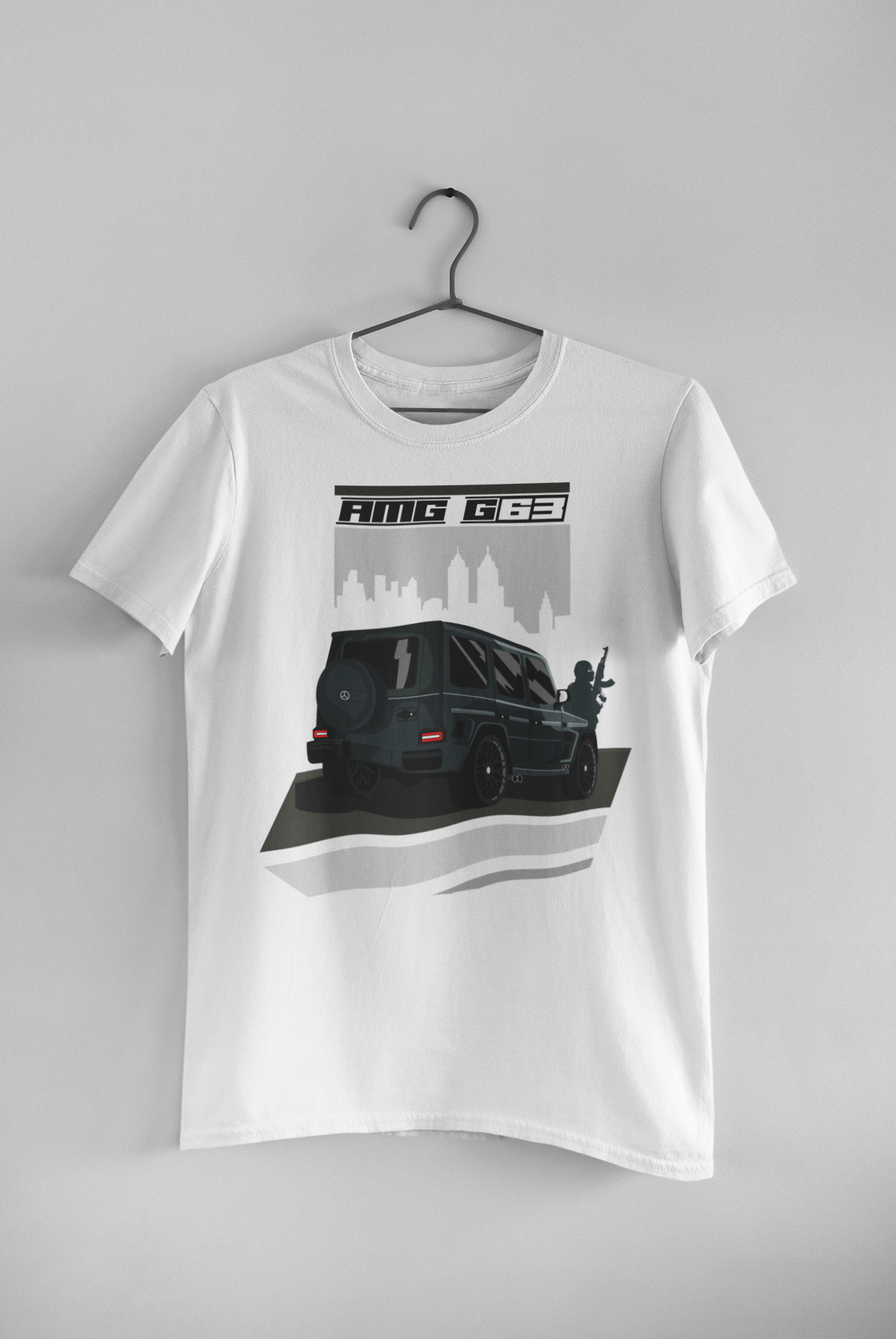 G63 AMG White Tee