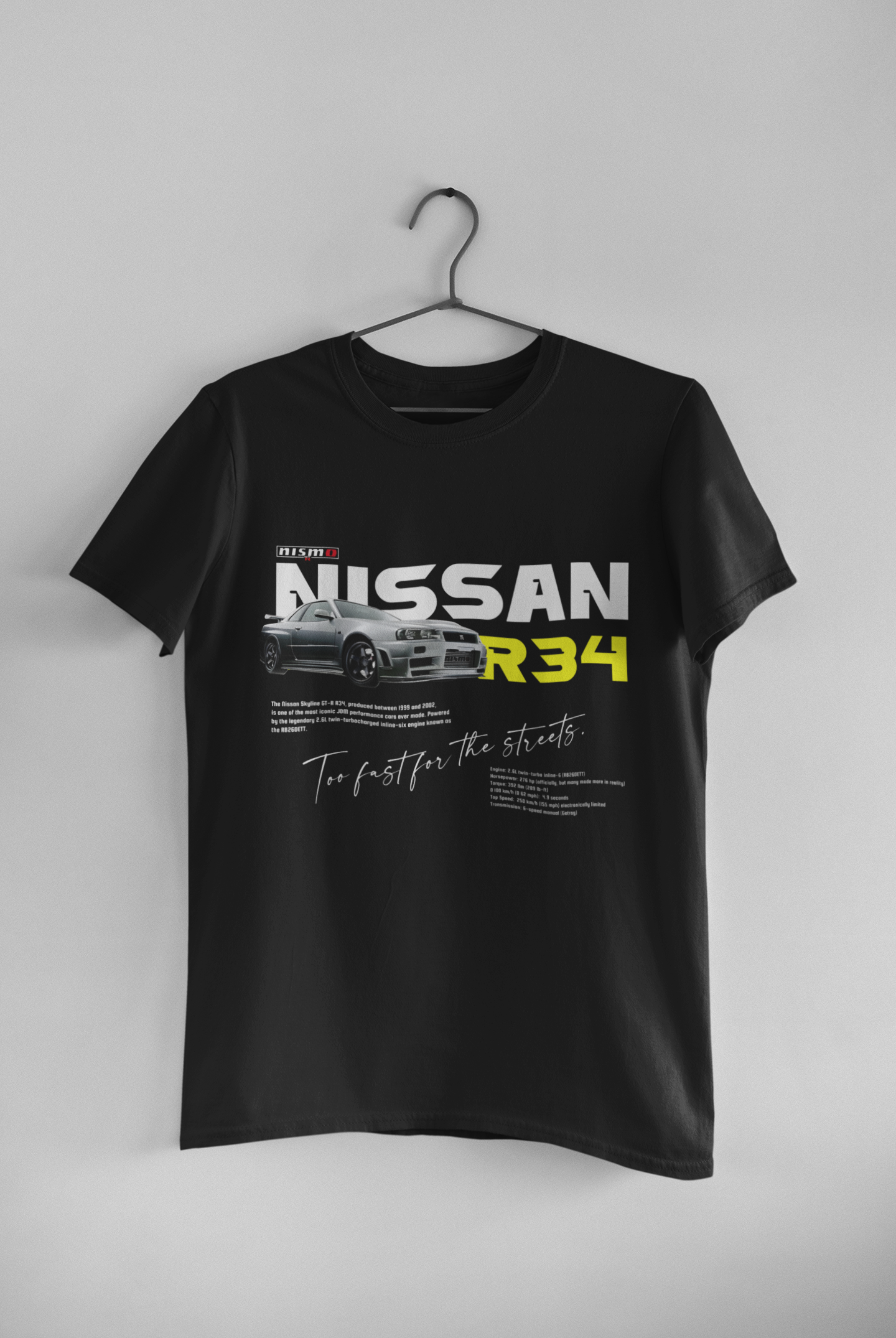 GTR R34 Petrol Blue Tee (Batch 2)