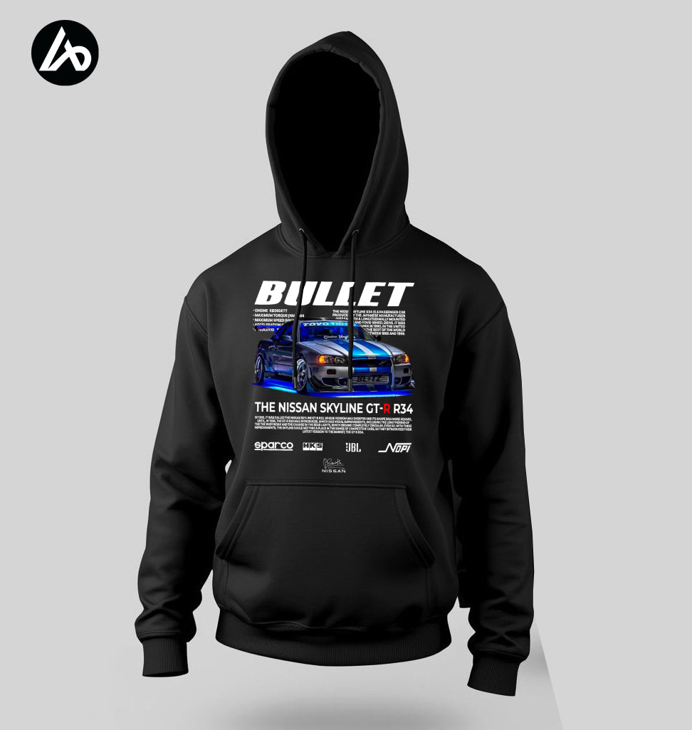 Bullet Black Hoodie