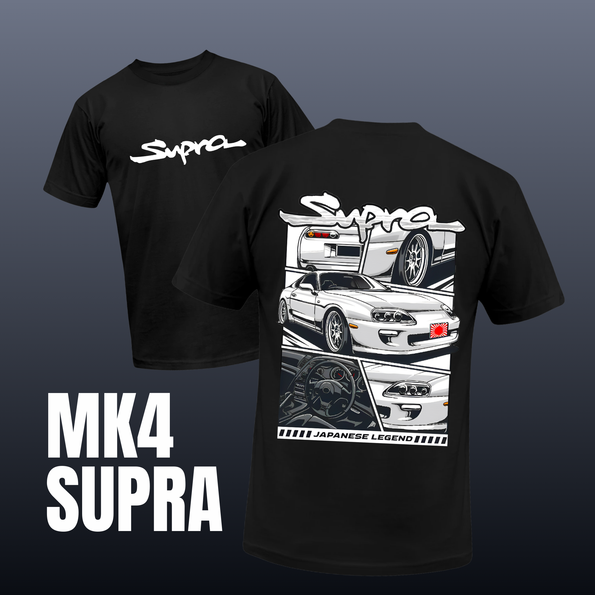 Supra JDM Legend - Black Tee