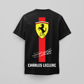 Charles Leclerc F1 - Black Tee
