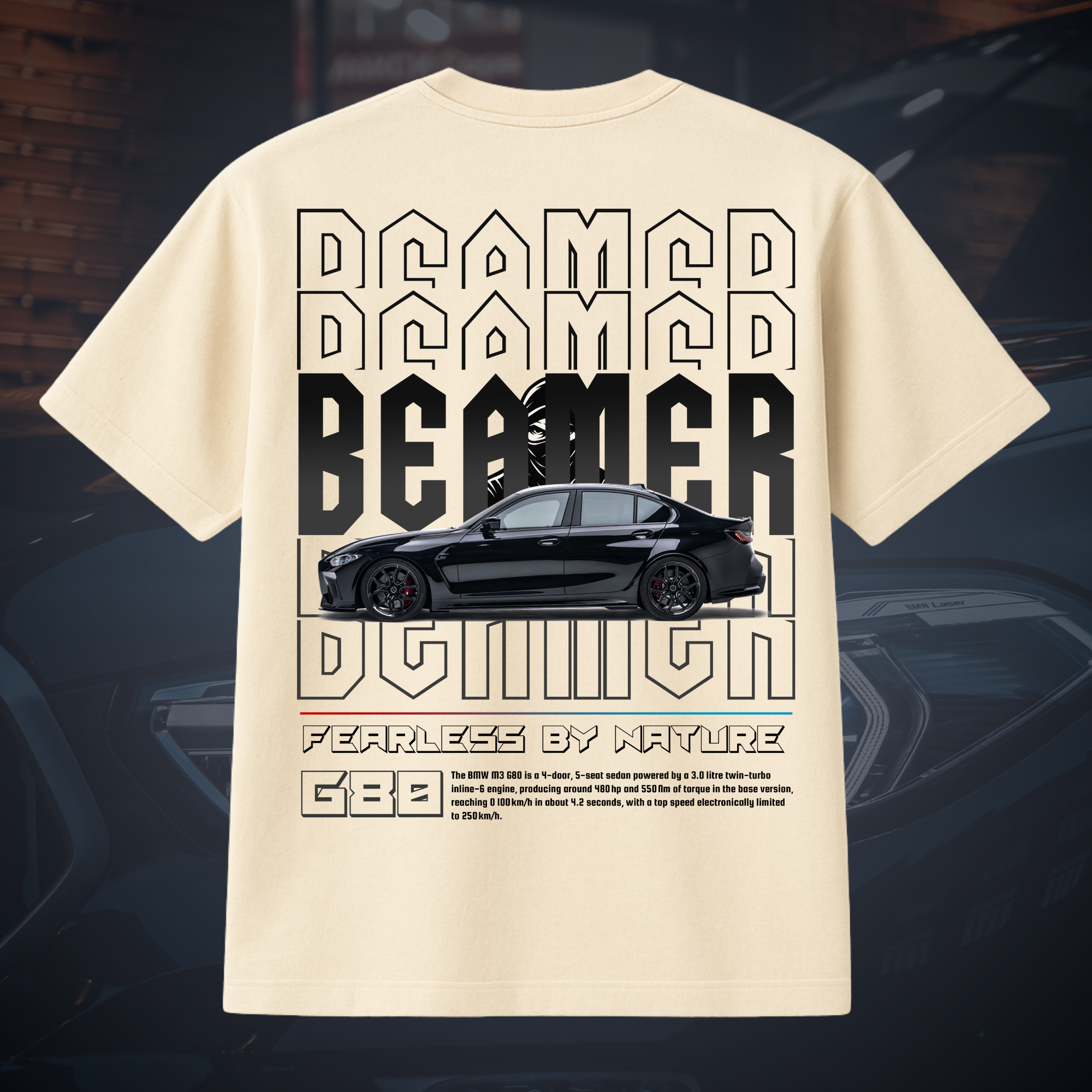 Beamer G80 - Beige Tee
