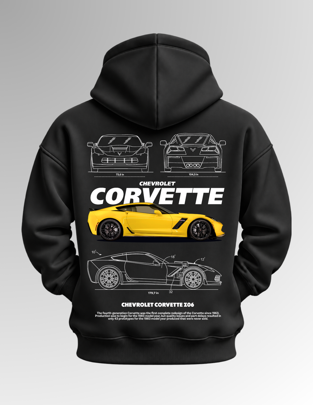 Corvette Z06 - Black Hoodie