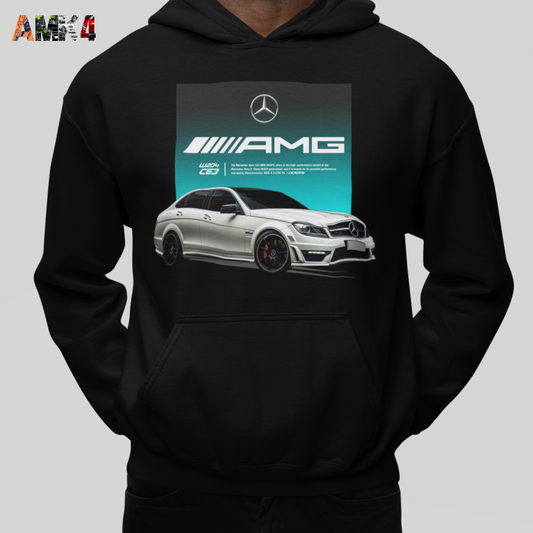 C63 AMG Black Hoodie