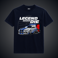 Legends Never Die - Navy Blue Tee