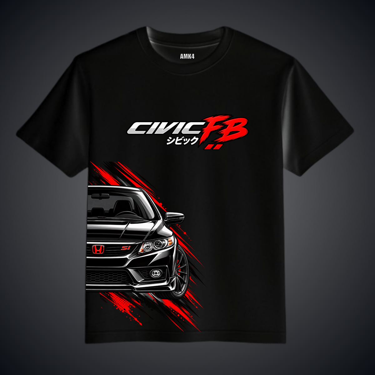 Civic FB Vol 02 - Black Tee