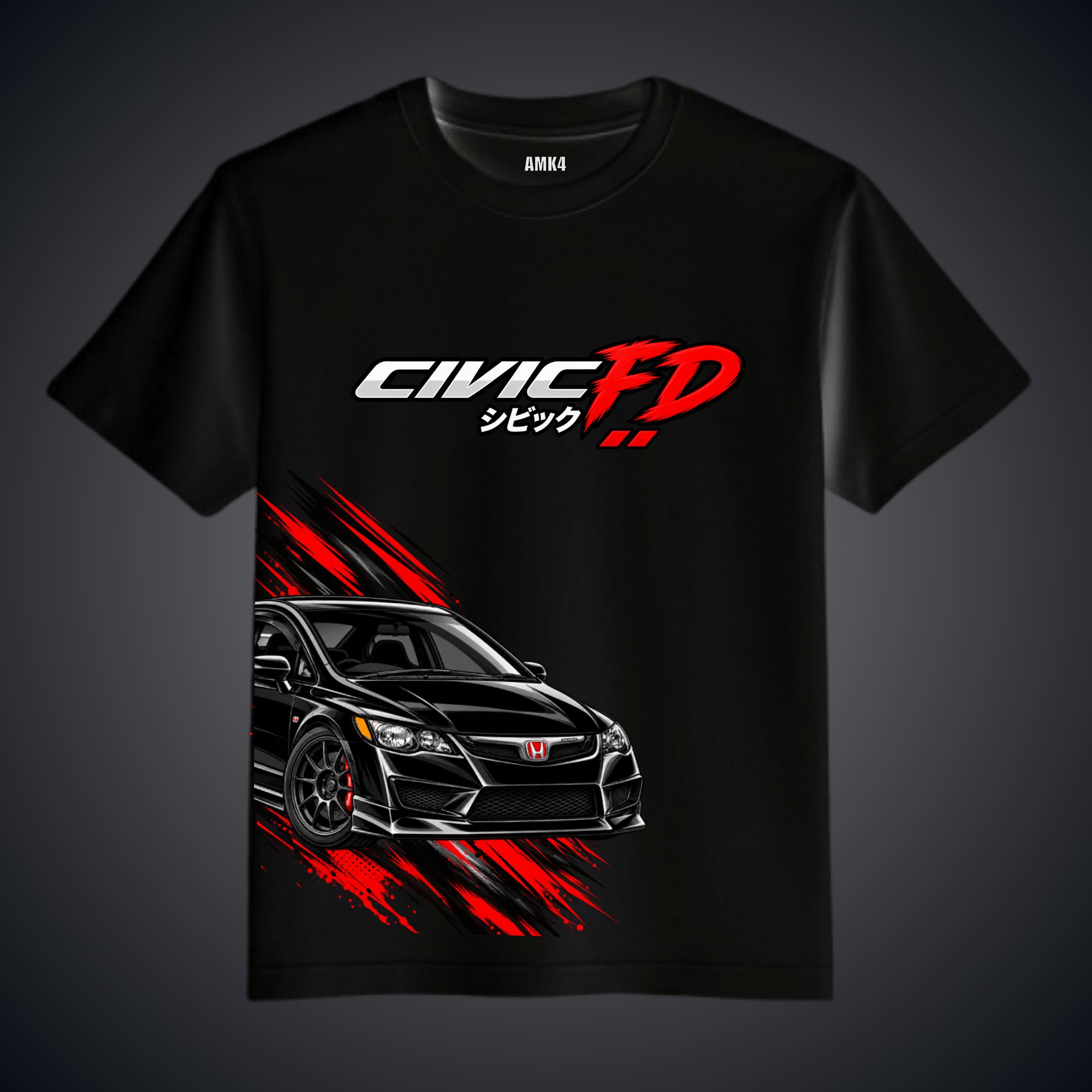 Civic FD Vol 02 - Black Tee