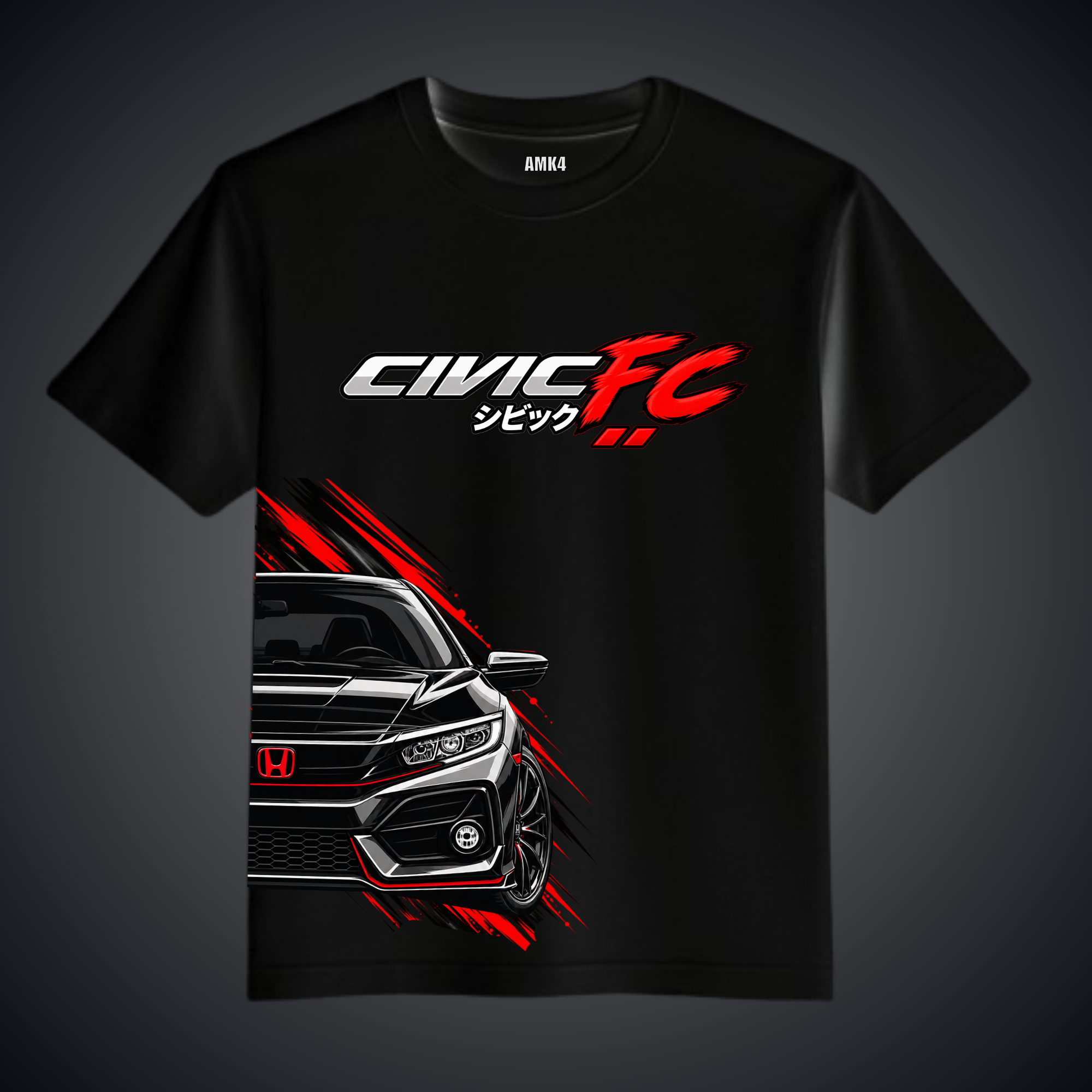 Civic FC Vol 02 - Black Tee