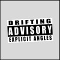 Drifting Advisory Sticker