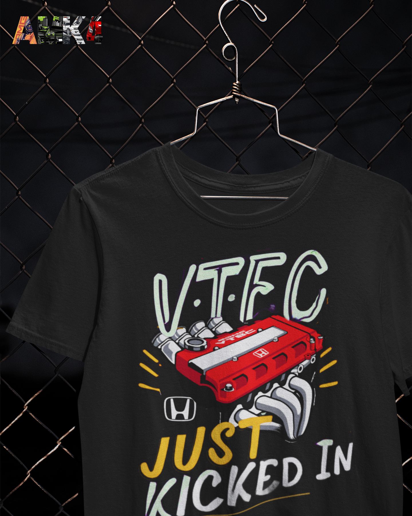 VTEC Just Kicked In Black T-shirt