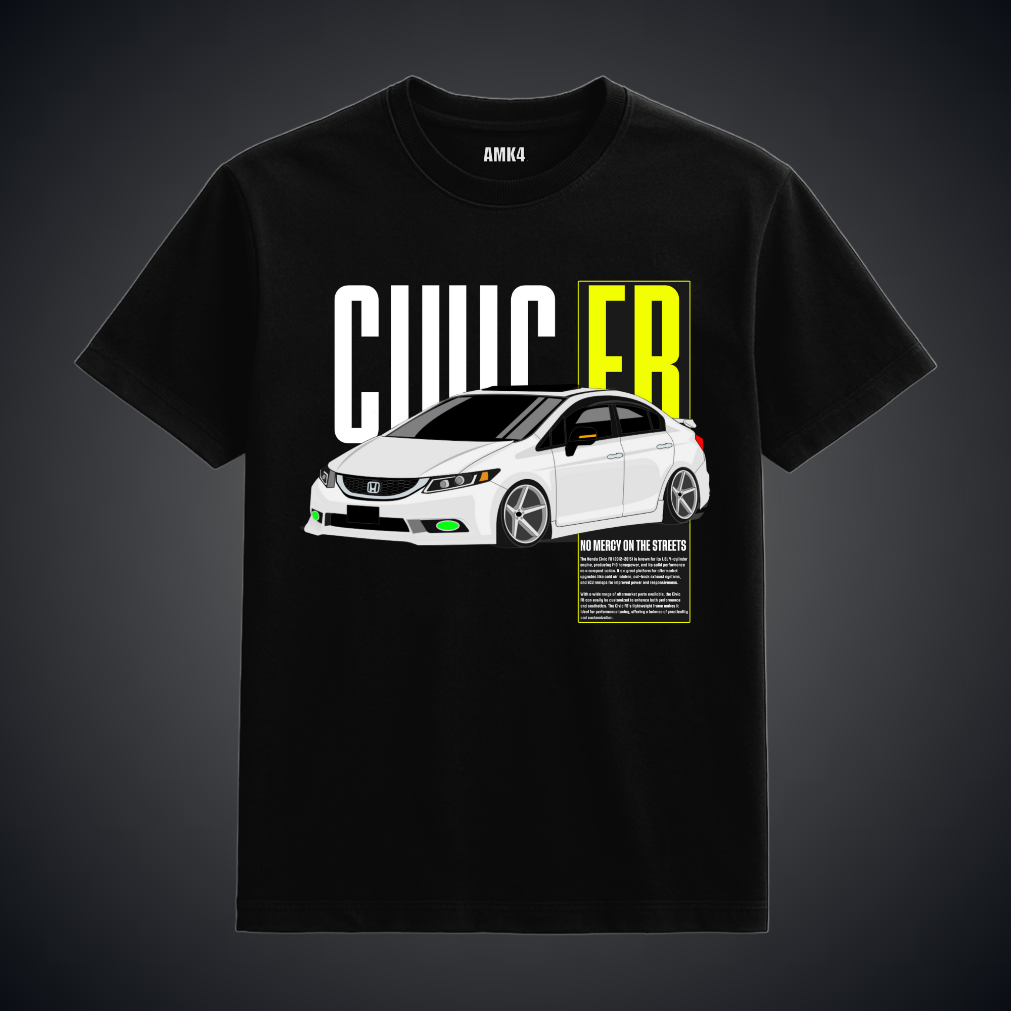 Civic FB - Black Tee