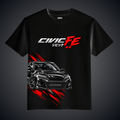 Civic FE Vol 02 - Black Tee
