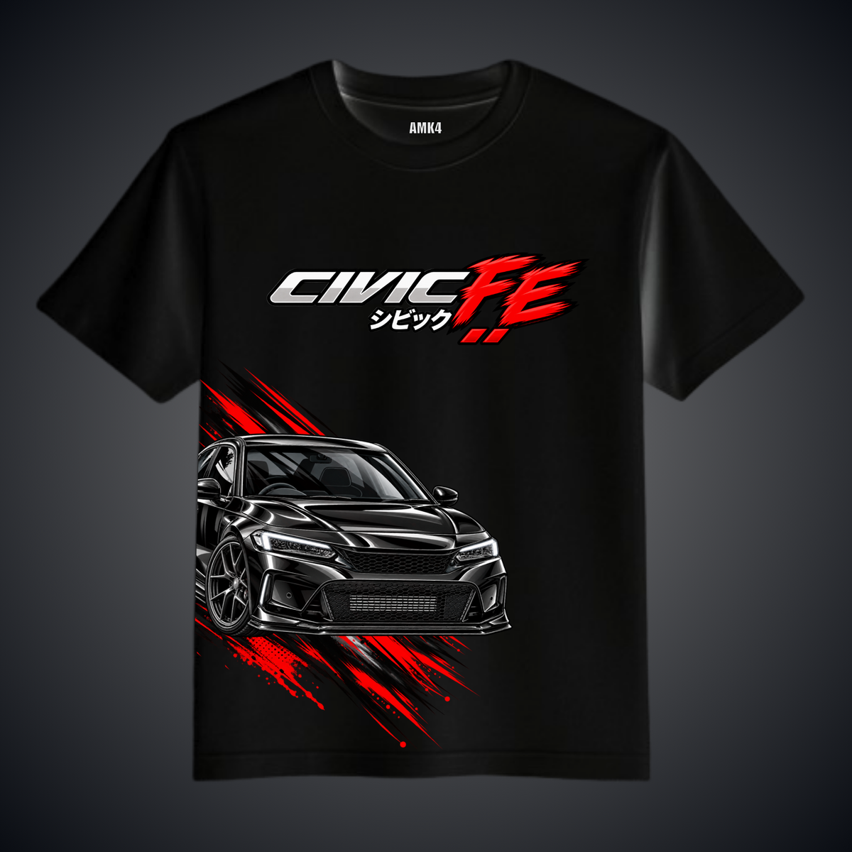 Civic FE Vol 02 - Black Tee