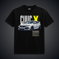 Civic X - Black  Tee 01