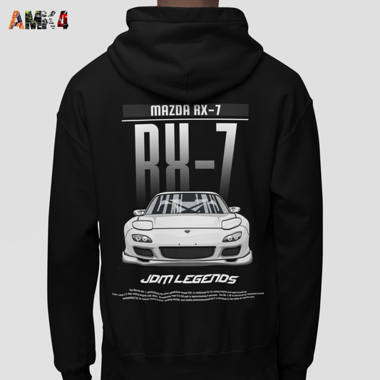 Mazda RX7 Black Hoodie