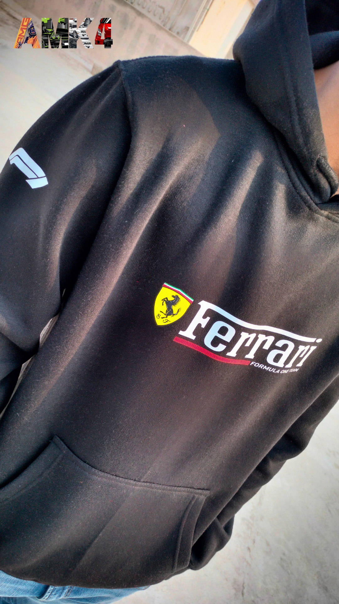 Charles Leclerc F1 Black Hoodie