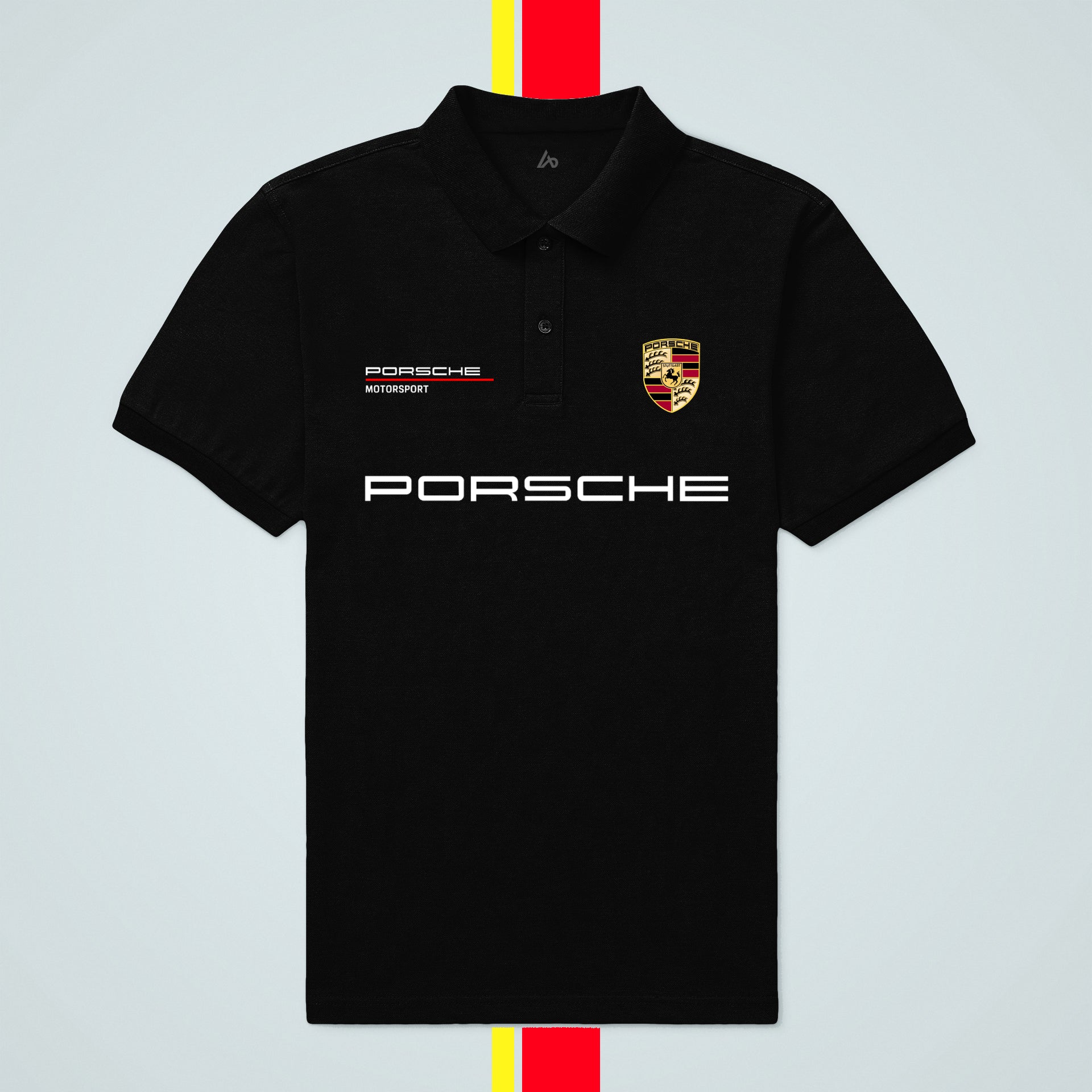 Porsche Motorsports - Black Polo