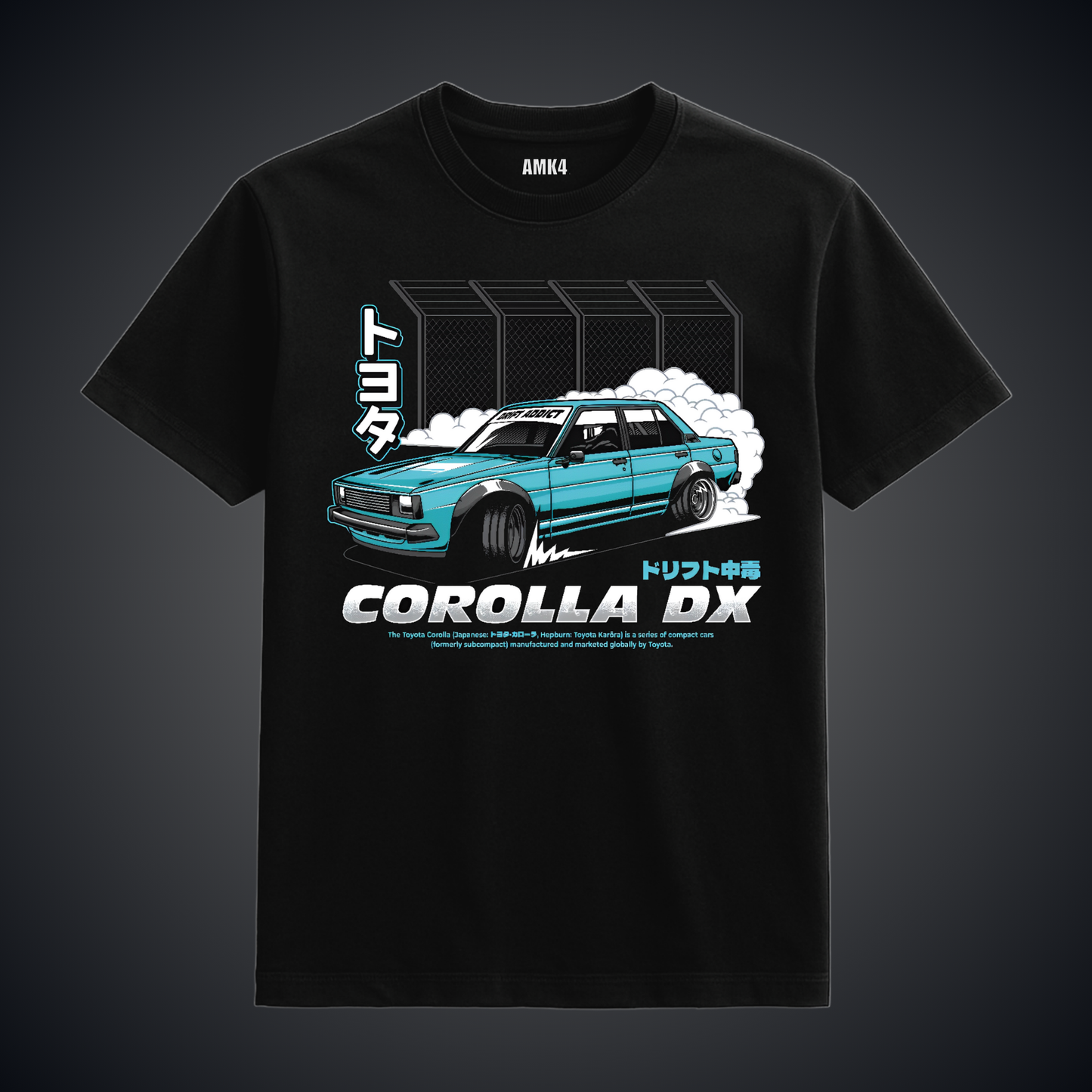 Corolla KE70 - Black Tee