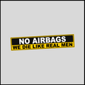 No Airbags Sticker