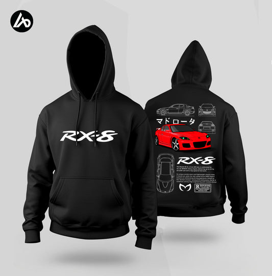 Mazda RX8 Black Hoodie