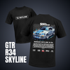 GTR R34 Skyline - Black Tee