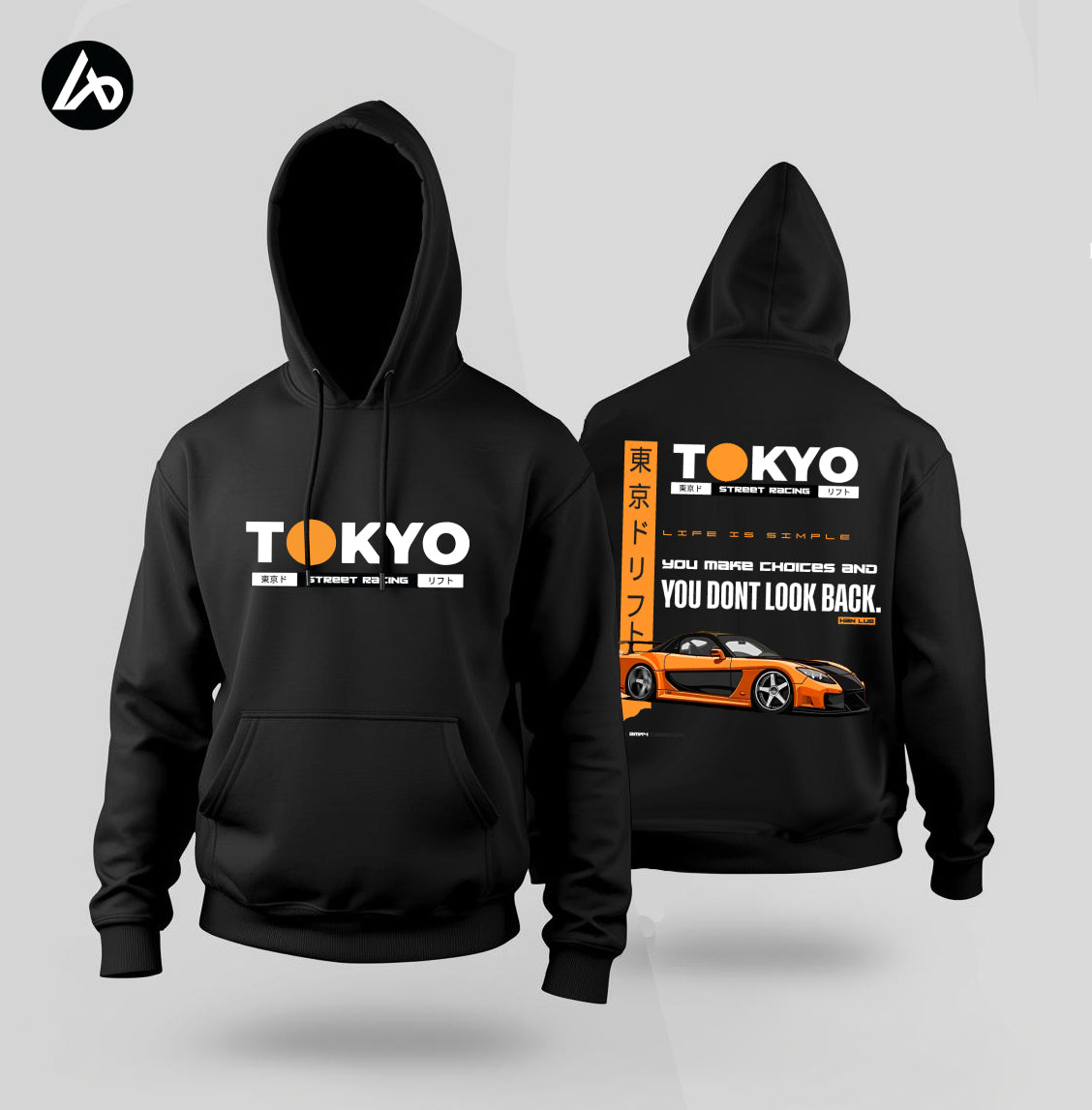 Tokyo Street Racing Black Hoodie