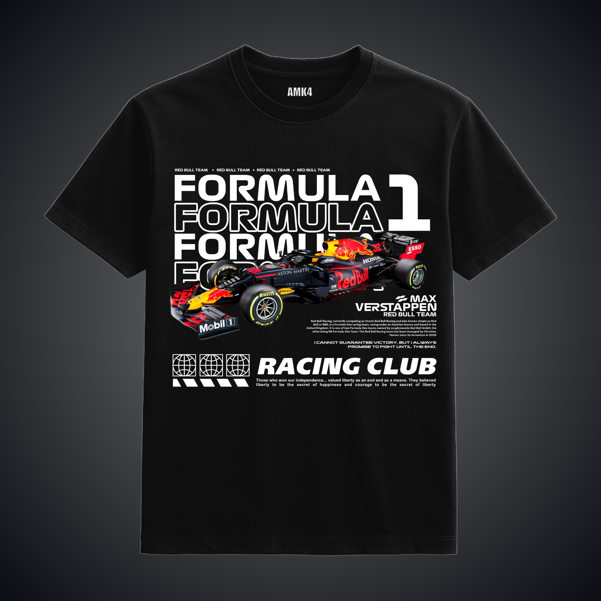 Max Verstappen F1 - Black Tee