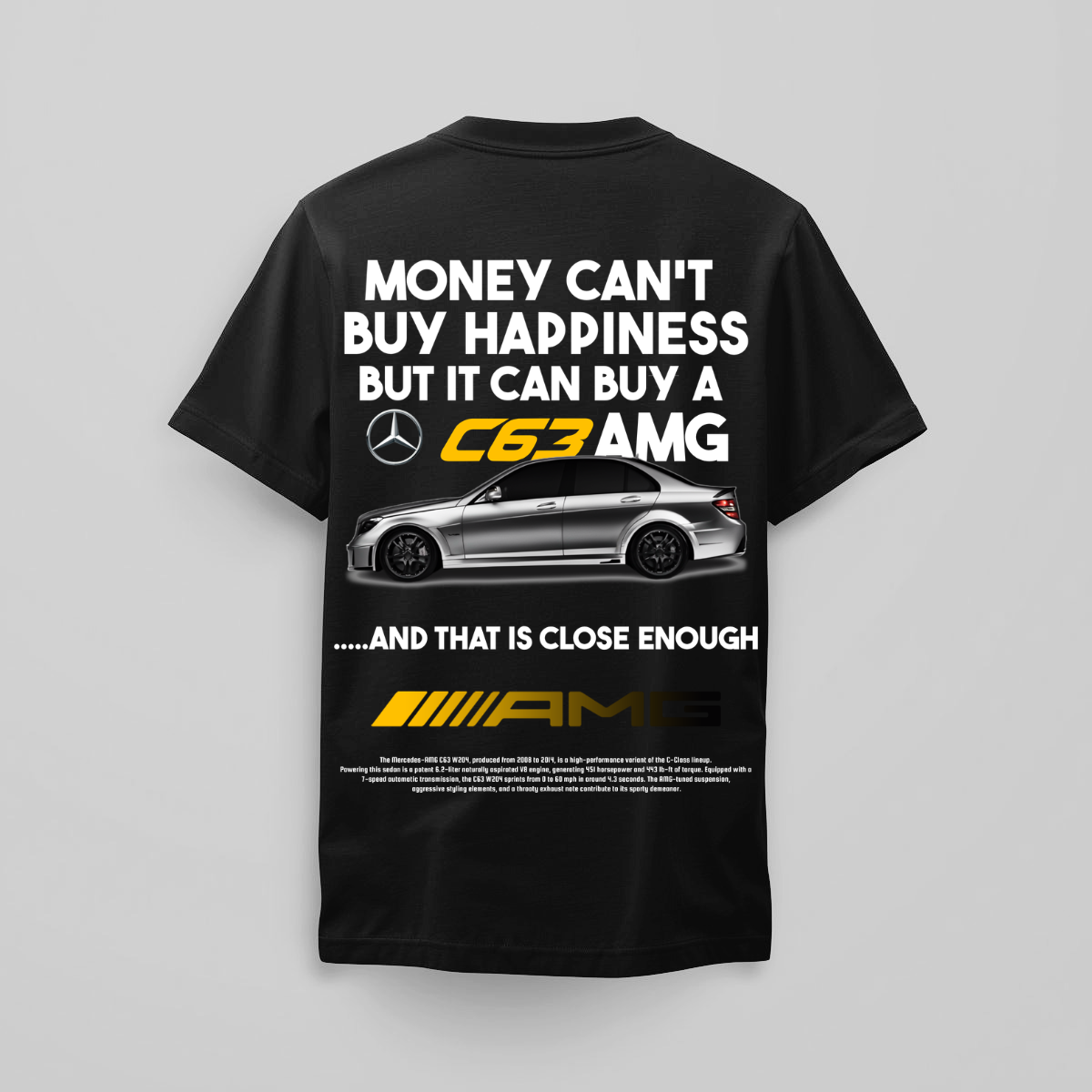 C63 AMG W204 MCBH - Black Tee