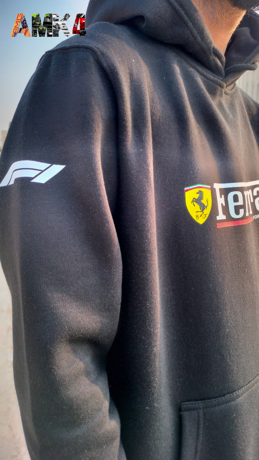 Charles Leclerc F1 Black Hoodie