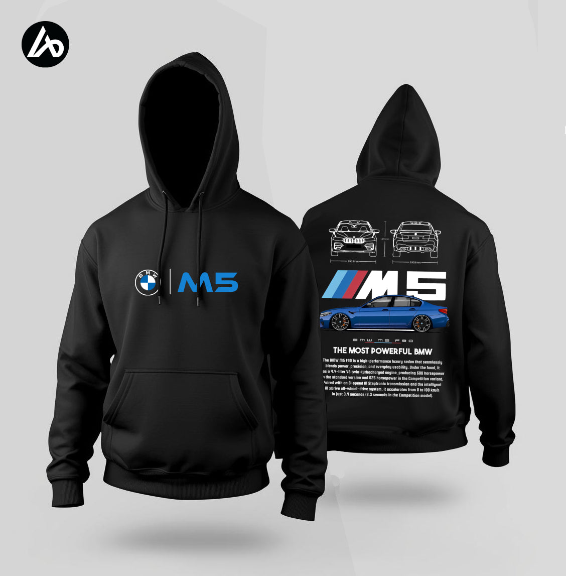 BMW M5 F90 Black HOODIE