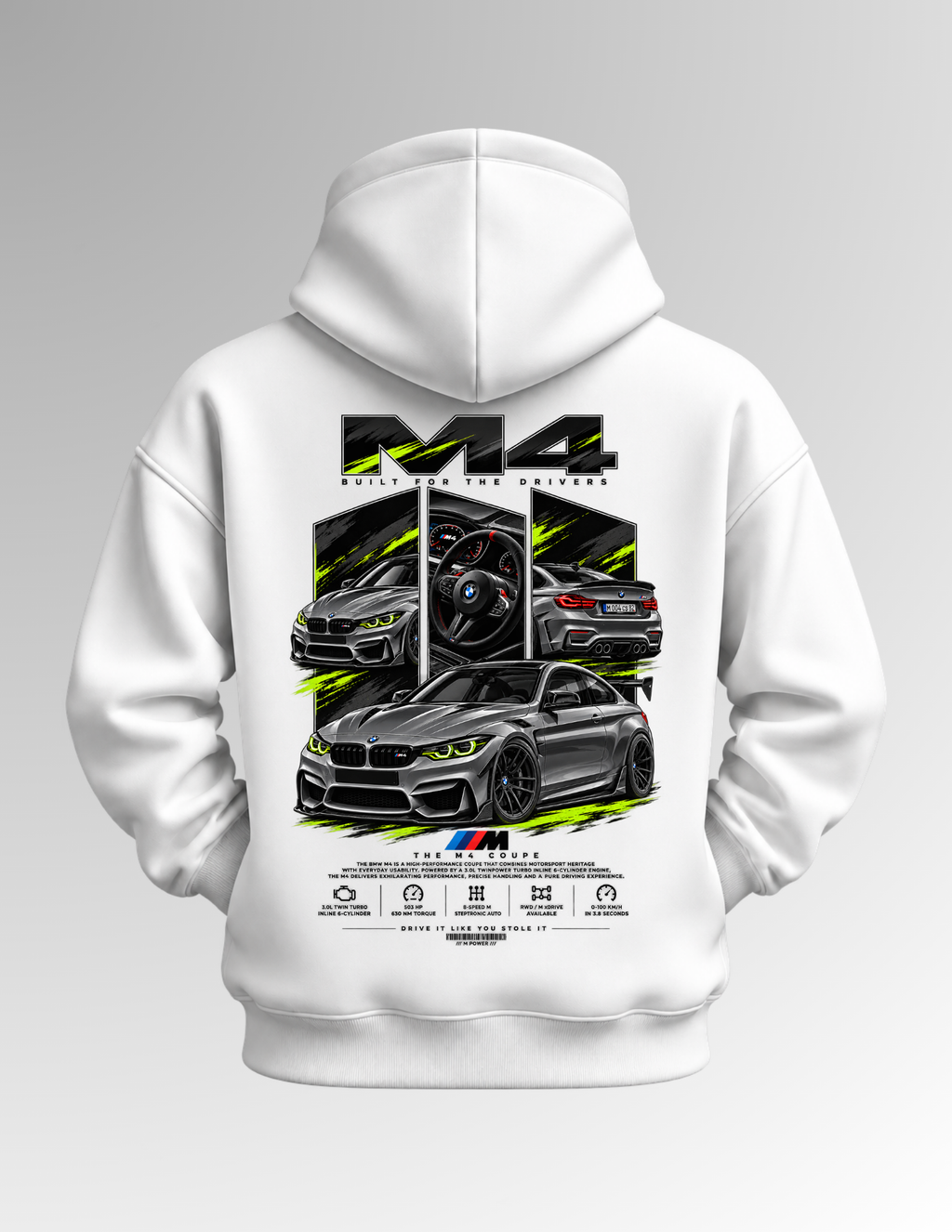 BMW M4 - White Hoodie