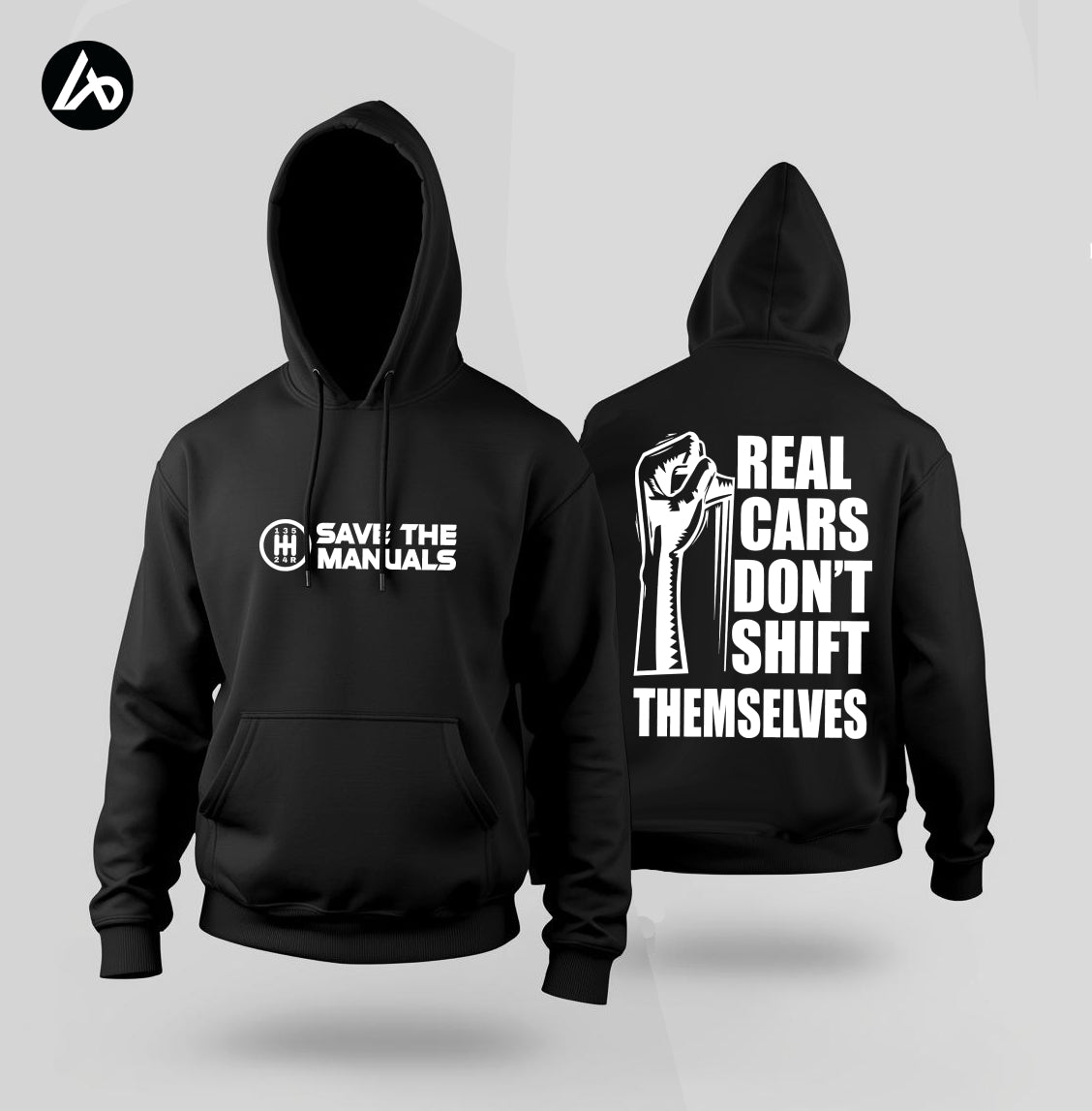 Real Cars Dont Shift Themselves Hoodie