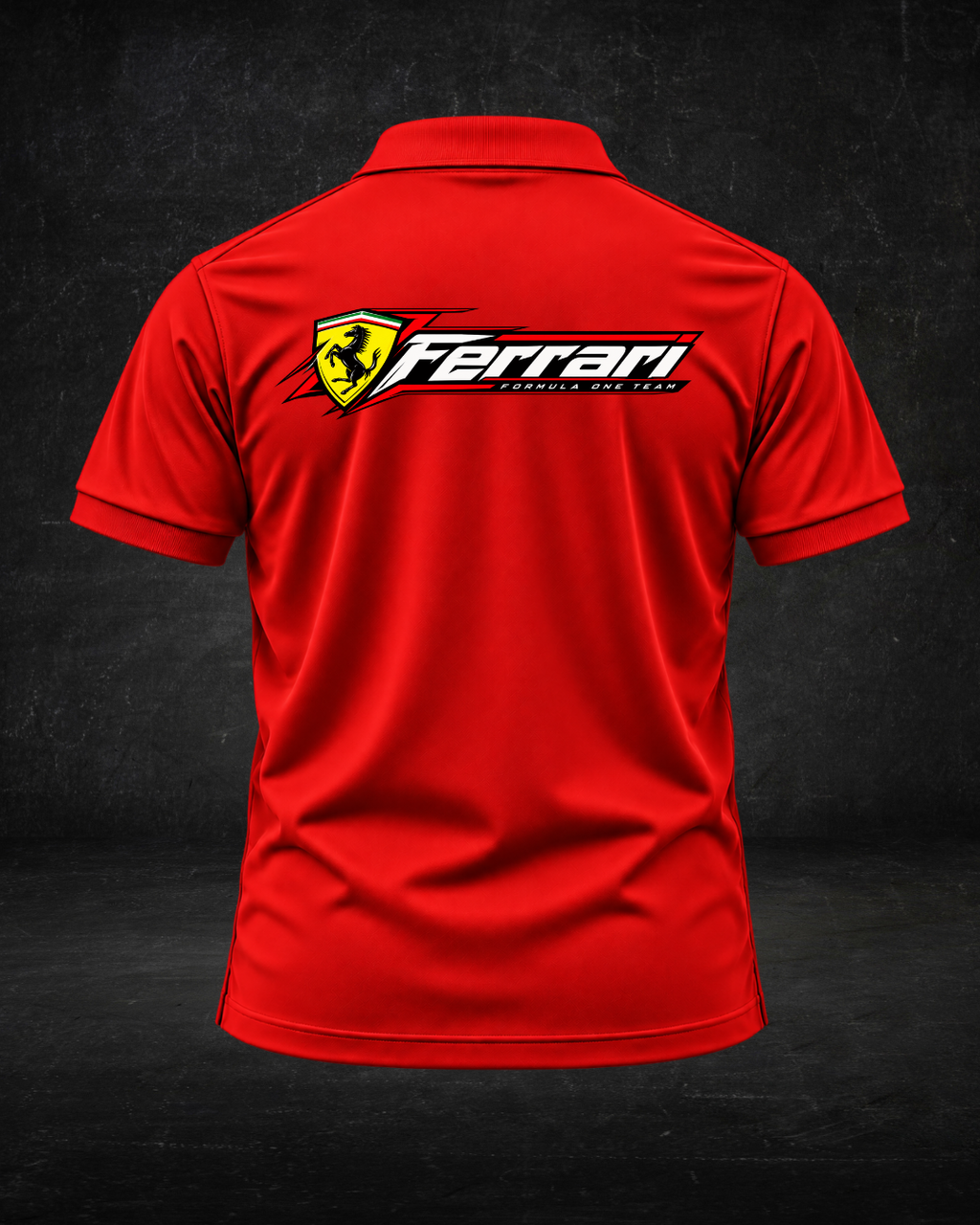 Ferrari F1 - Red Polo T-shirt 02