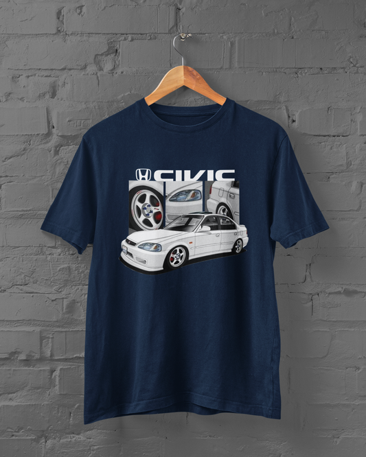 Civic EK Navy Blue T-shirt