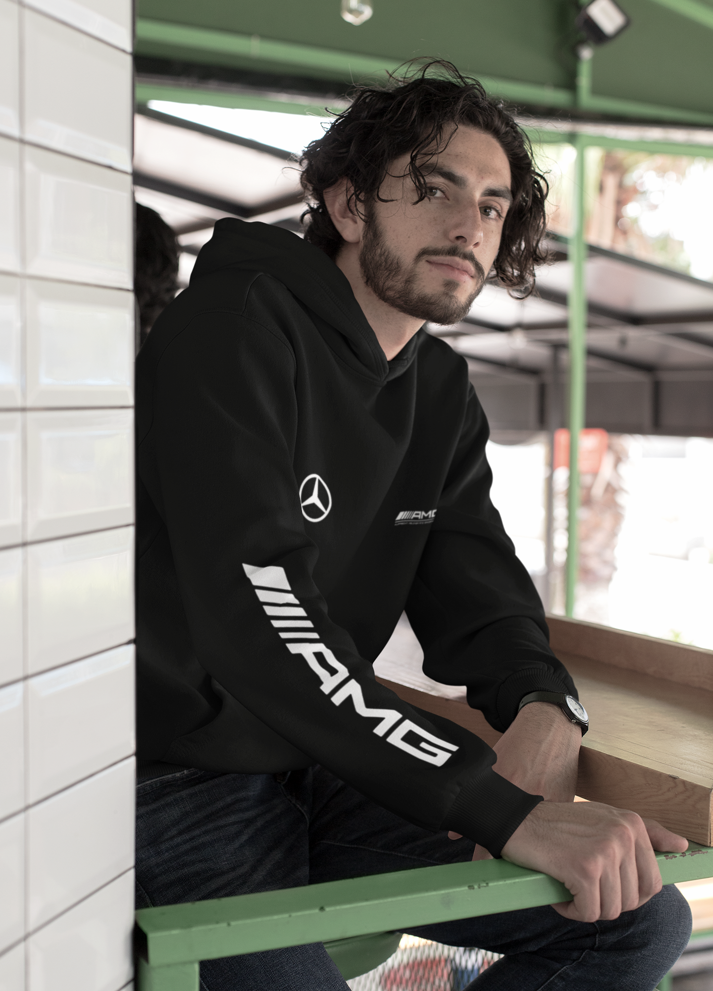 Mercedes AMG Black Hoodie