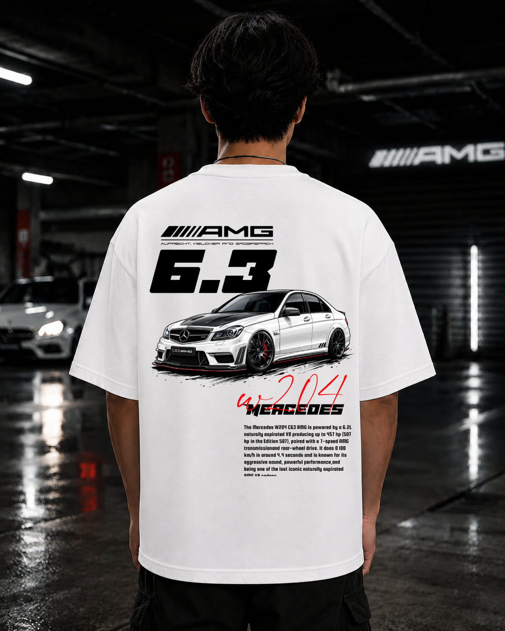 C63 W204 AMG - Oversized Tees