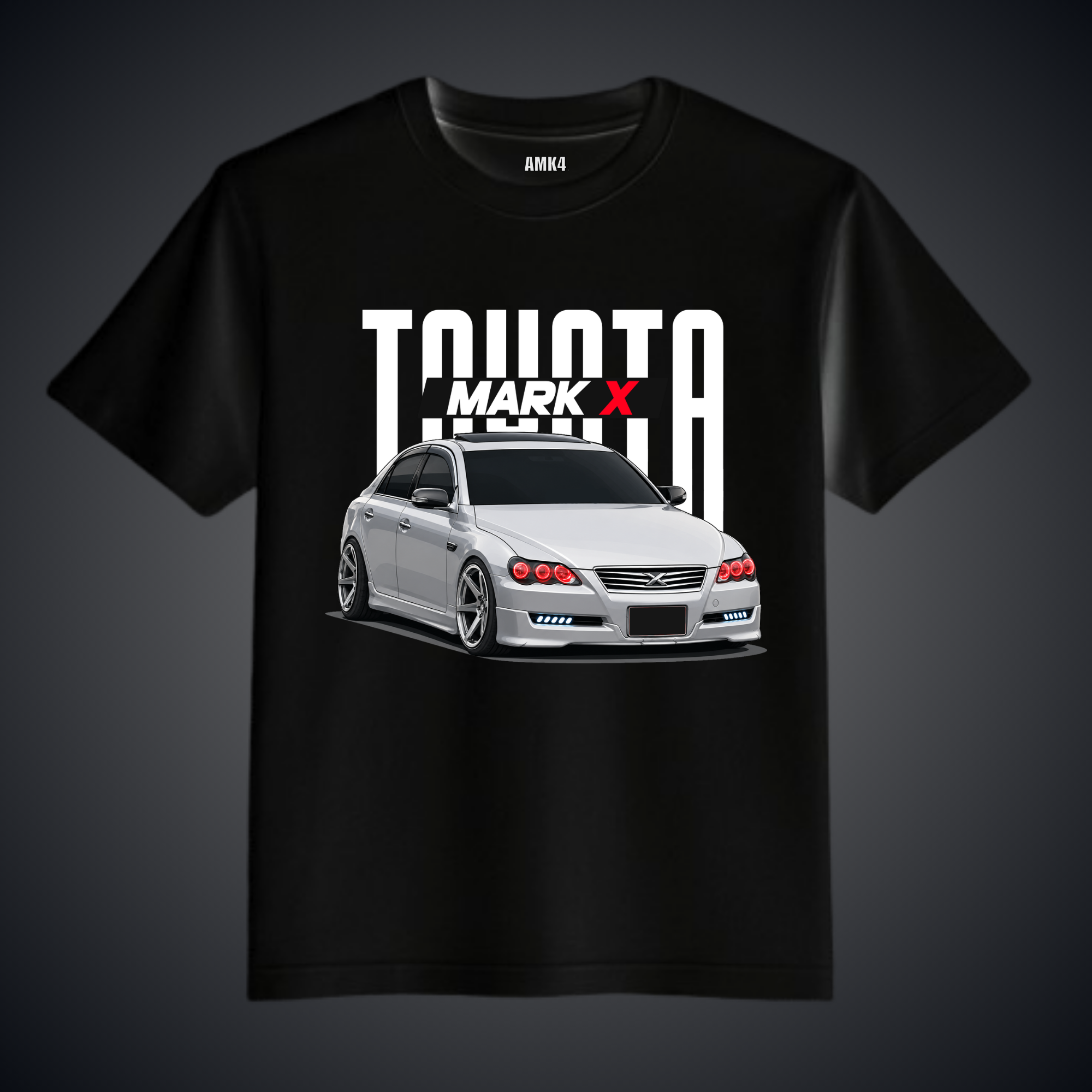 Toyota Mark X Vol-02 - Black Tee