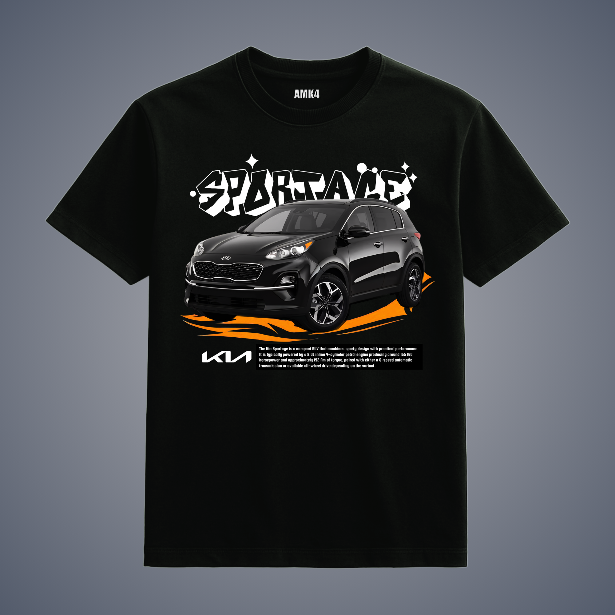 KIA Sportage - Black Tee