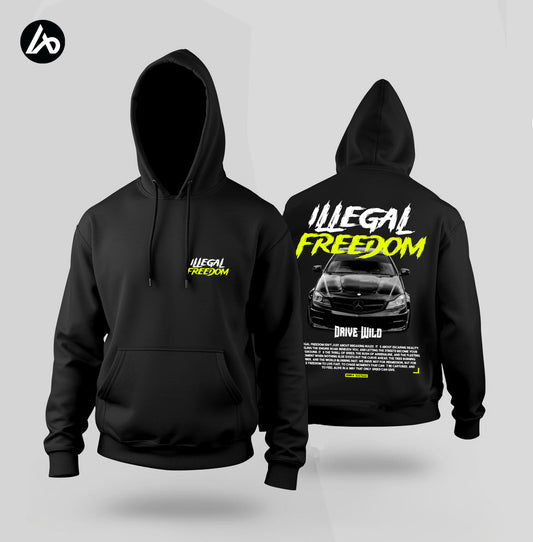 Illegal Freedom - C63 W204 Black Hoodie