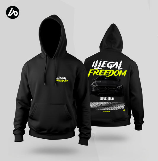 Illegal Freedom - C63 W205 Black Hoodie