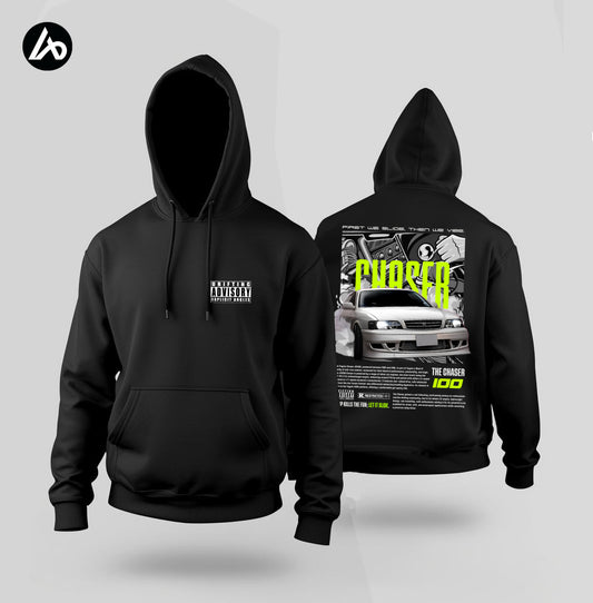 JZX100 Drift Car Black Hoodie