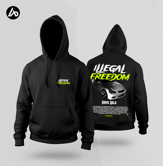 Illegal Freedom - Mark X Black Hoodie