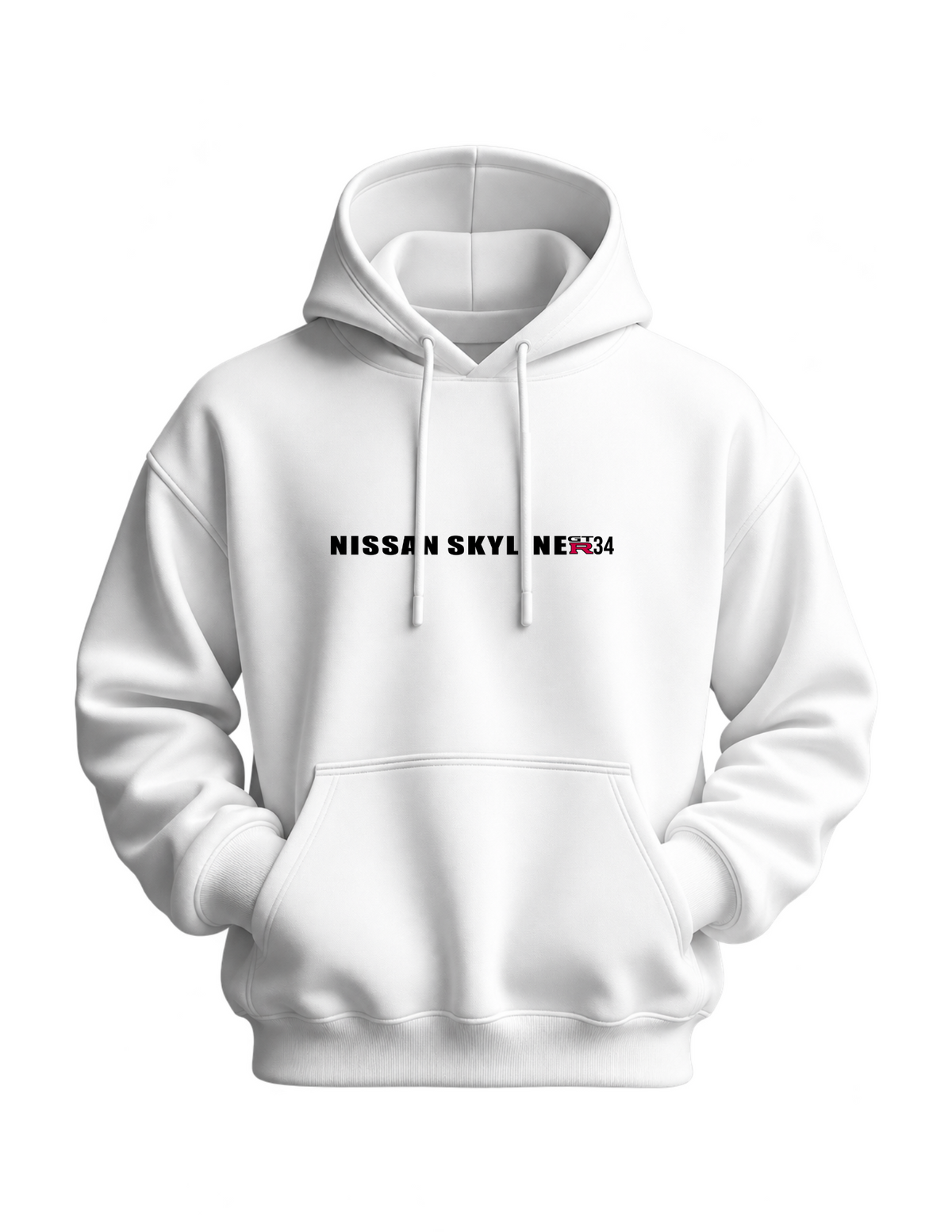 Brian's GTR R34 - White Hoodie