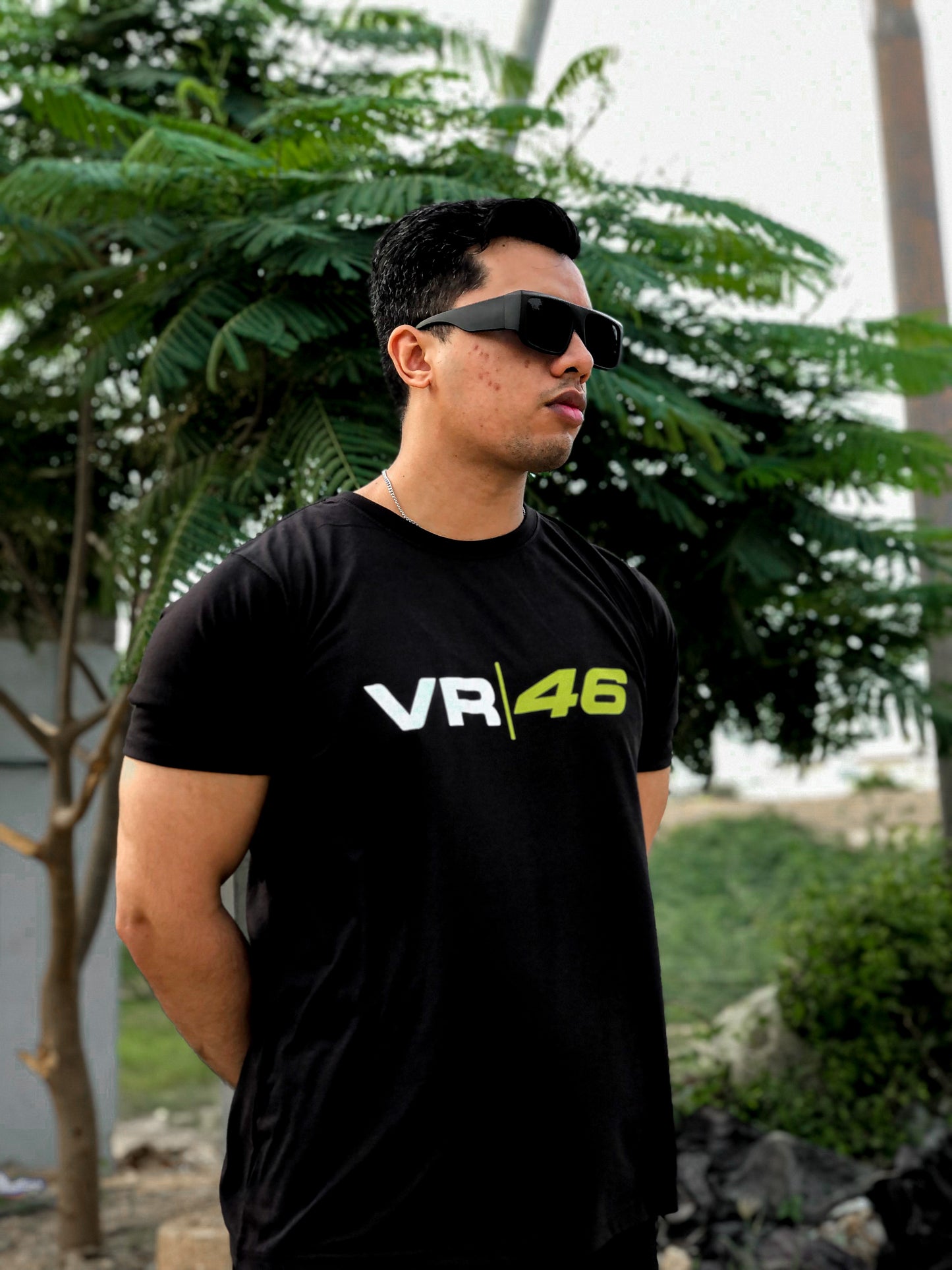 Valentino Rossi - VR-46 Black Tee 02