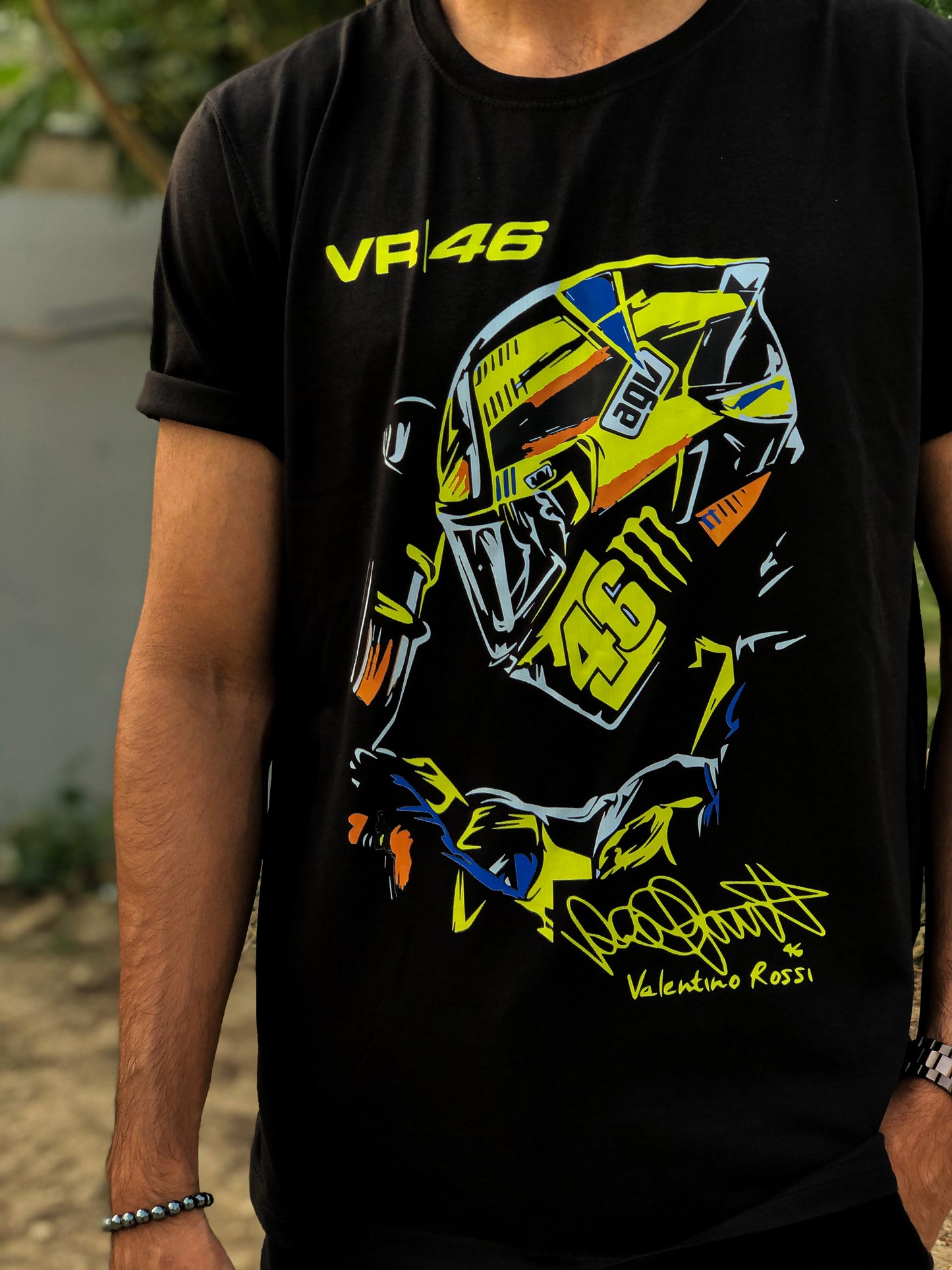 Valentino Rossi - VR-46 Black Tee 01